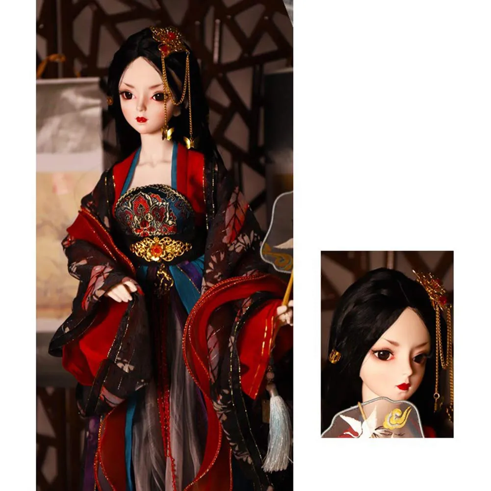 1/3 BJD Doll SD Dolls 34 Movable Joints with Hair Makeup Gift Collection Christmas Decoration Fashion Handmade Doll