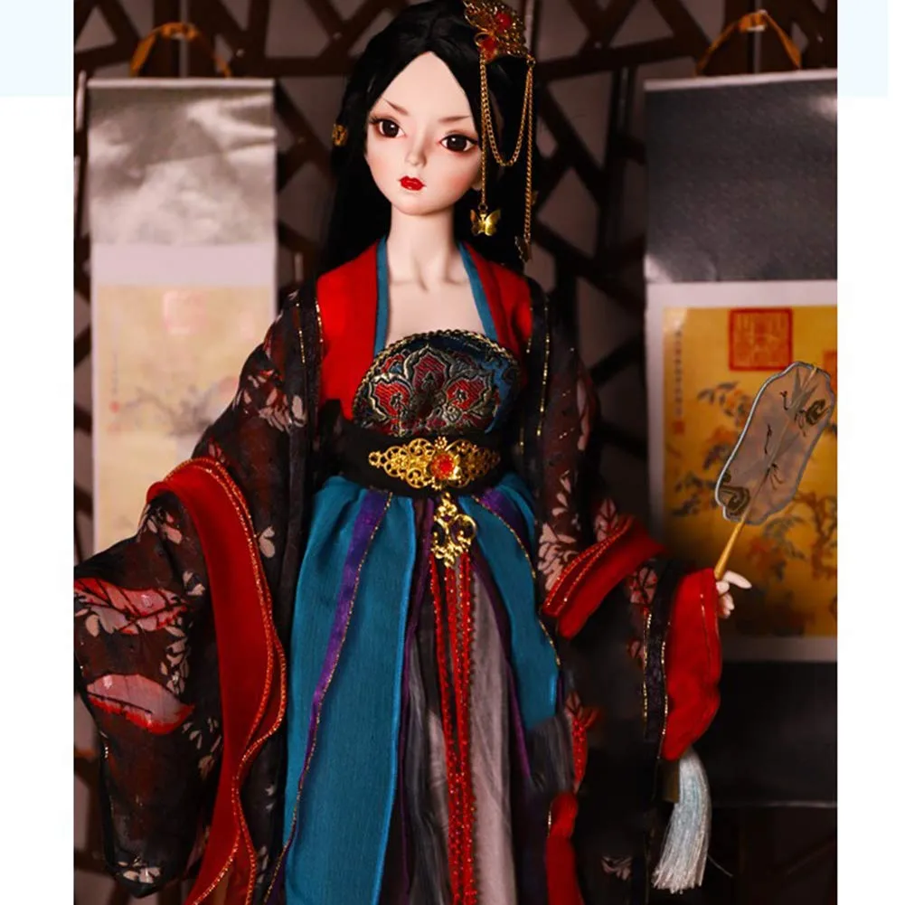 1/3 BJD Doll SD Dolls 34 Movable Joints with Hair Makeup Gift Collection Christmas Decoration Fashion Handmade Doll
