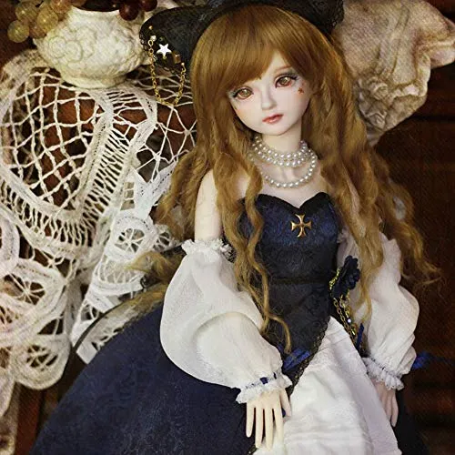1/4 BJD Doll Full Set 42.5cm 16.7" Ball Jointed Handmade SD Dolls Toy Action Figure   Clothes   Wigs   Shoes   Makeup   Accessories,A