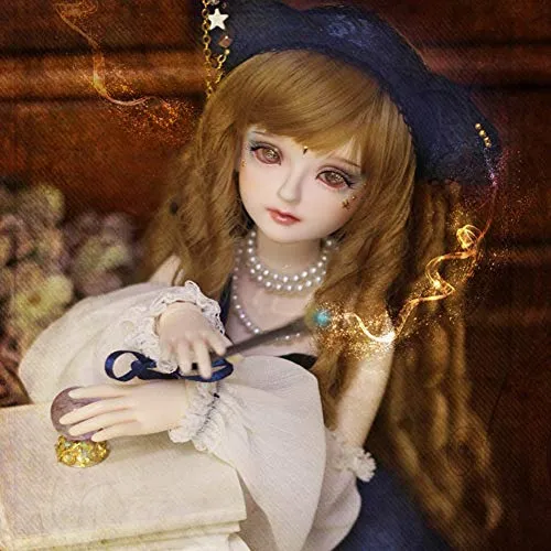 1/4 BJD Doll Full Set 42.5cm 16.7" Ball Jointed Handmade SD Dolls Toy Action Figure   Clothes   Wigs   Shoes   Makeup   Accessories,A