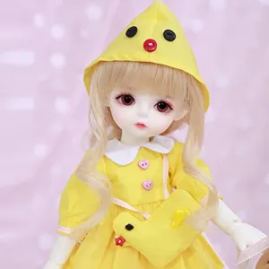 1/6 BJD Doll, SD Dolls 10 Inch 19 Ball Jointed Doll DIY Toys with Clothes Outfit Shoes Wig Hair Makeup, Cosplay Fashion Dolls Best Gift for Girls