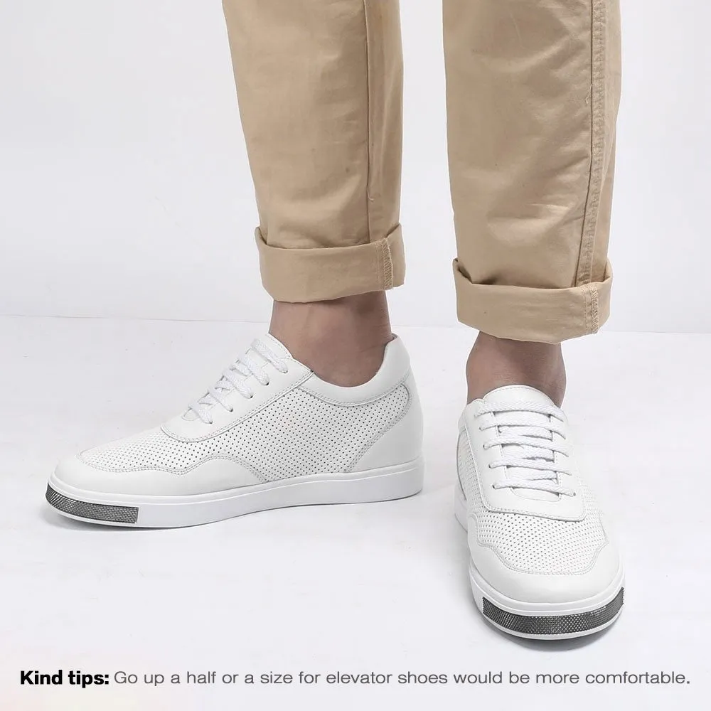 6 CM / 2.36 Inches CMR CHAMARIPA Breathable Height Increasing Shoes Casual Men Taller Shoes