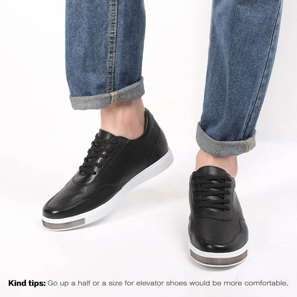 6 CM / 2.36 Inches CMR CHAMARIPA Breathable Height Increasing Shoes Casual Men Taller Shoes