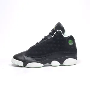 Air Jordan Air Jordan 13 Retro Black Mint Sport Shoes Leather Black Color For Kids