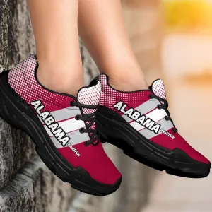 Alabama #RollTide Crimson Tide Fans Chunky Walking Sneakers