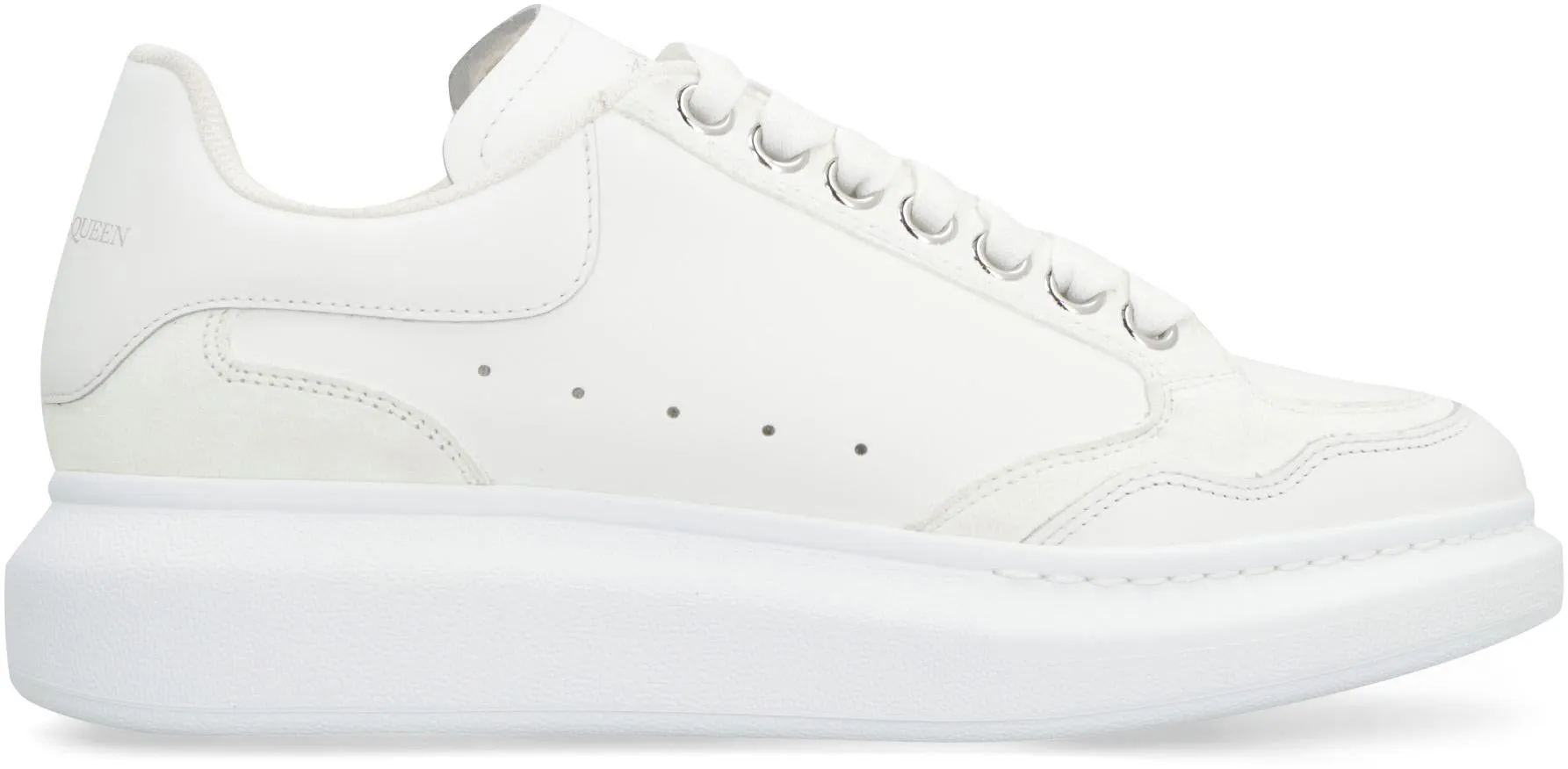 Alexander McQueen Larry Leather Low-Top Sneakers