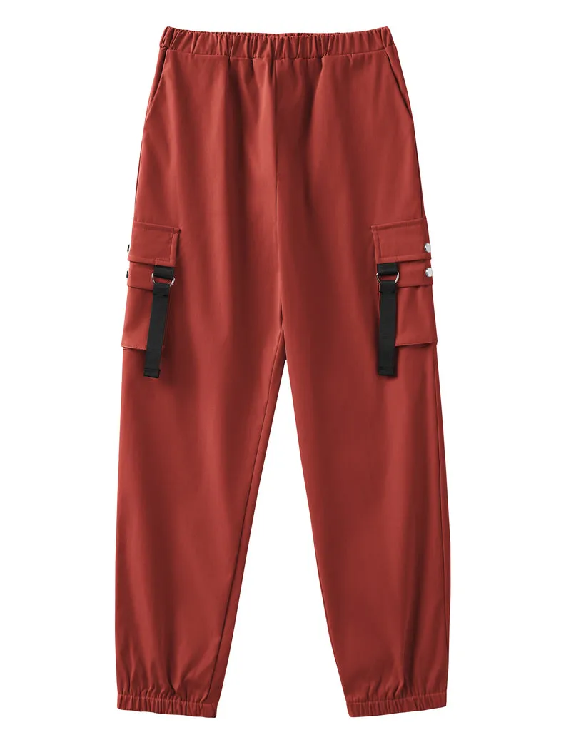 Arshiner Boys Cargo Pants Casual Lightweight Joggers Pant