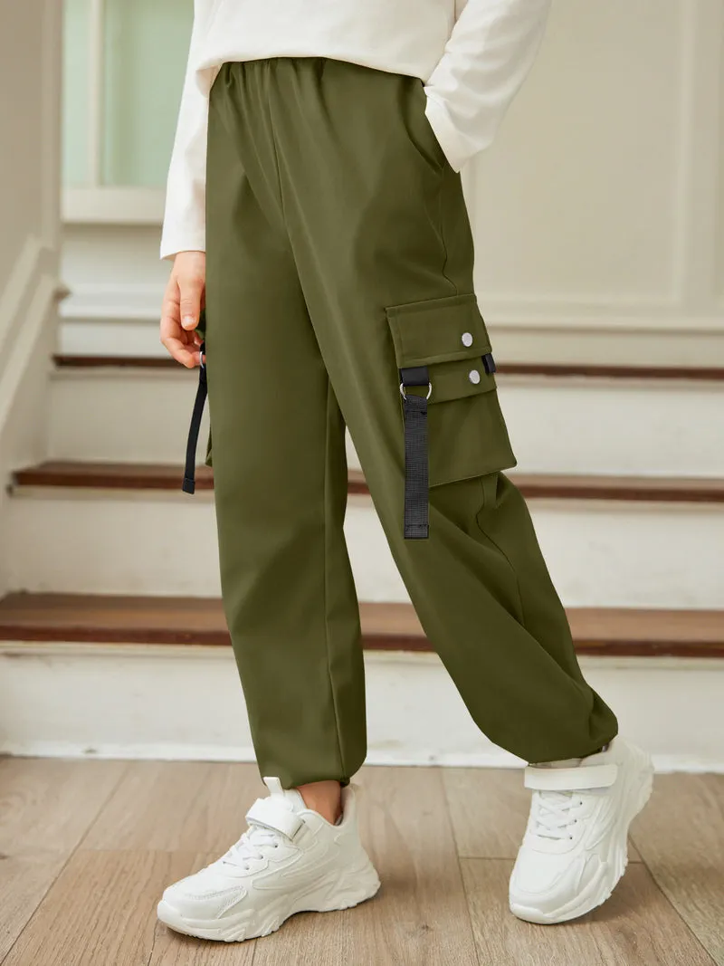Arshiner Boys Cargo Pants Casual Lightweight Joggers Pant