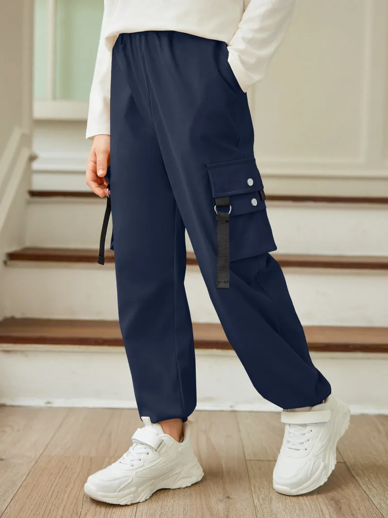 Arshiner Boys Cargo Pants Casual Lightweight Joggers Pant
