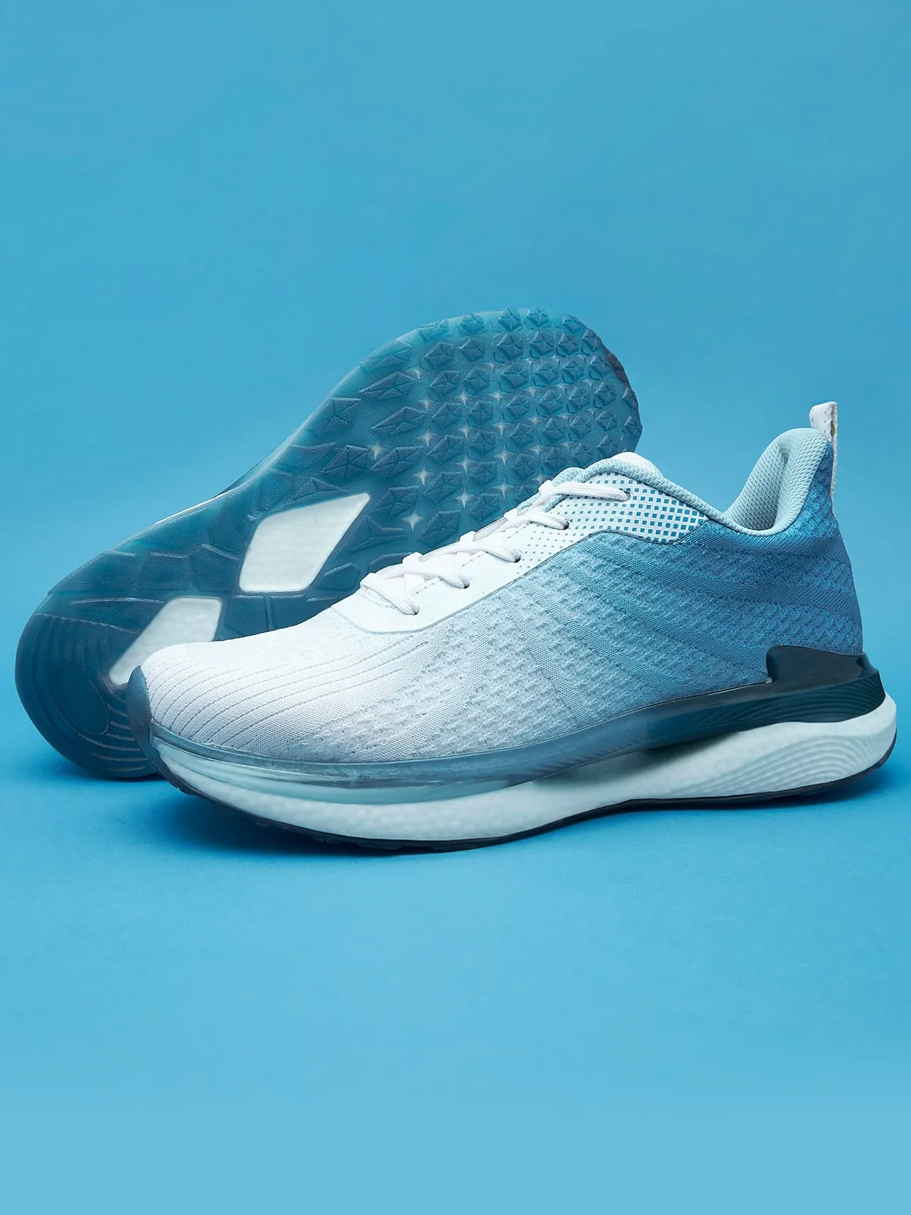 Avant Men's Rainbow Walking Shoes-Blue / White