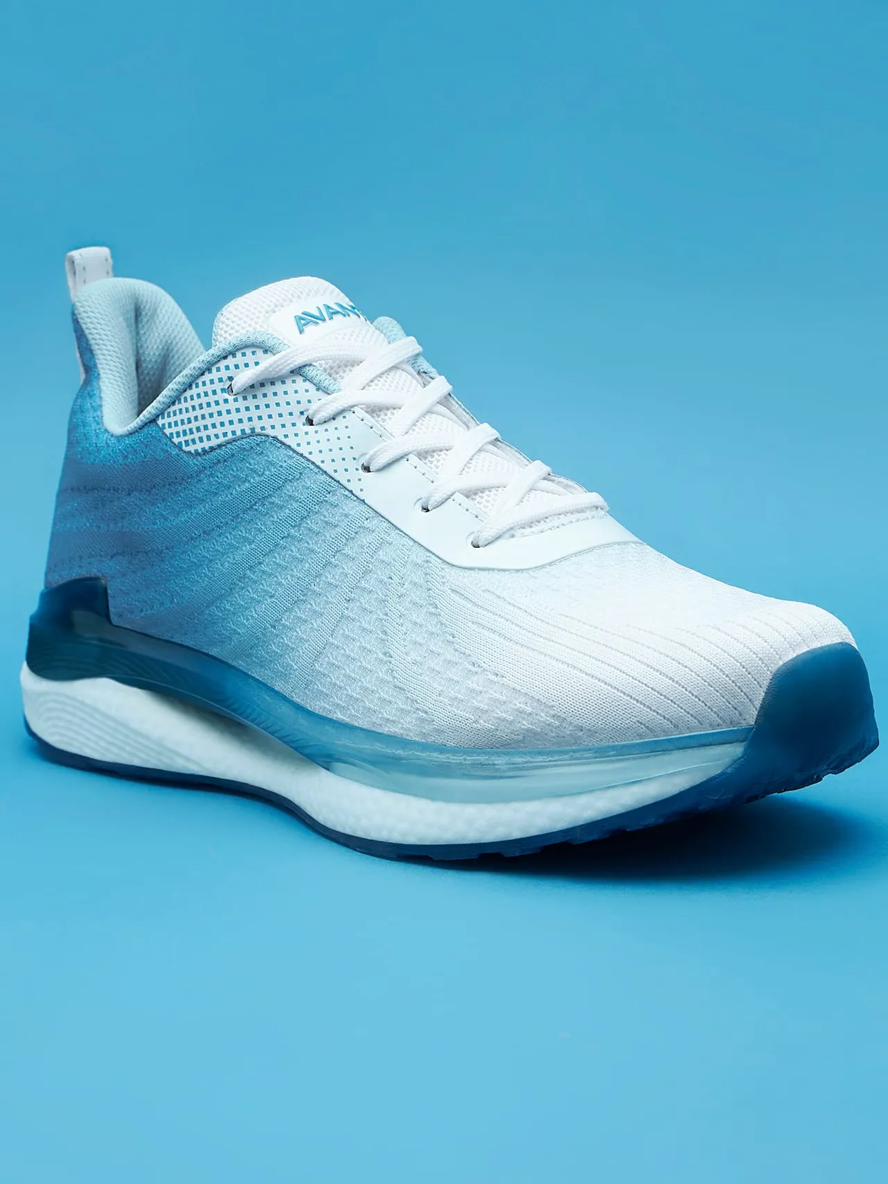Avant Men's Rainbow Walking Shoes-Blue / White