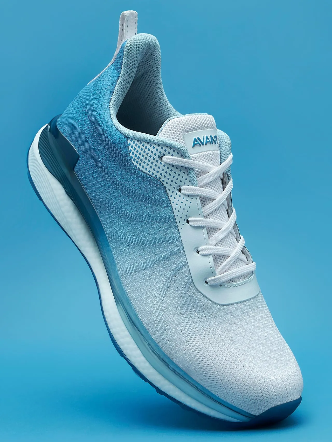 Avant Men's Rainbow Walking Shoes-Blue / White