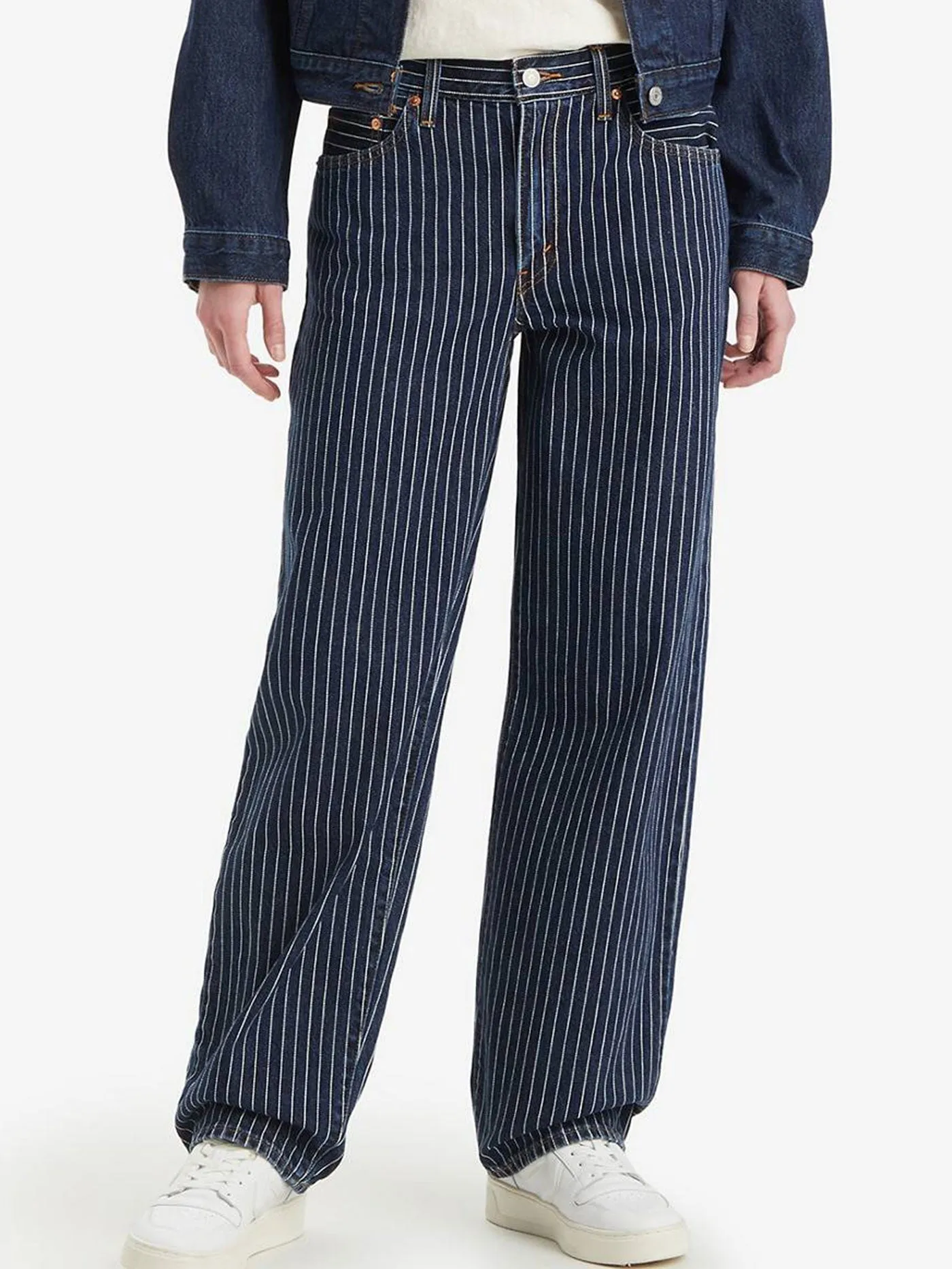 Baggy Dad Partly Masked Lb Jeans