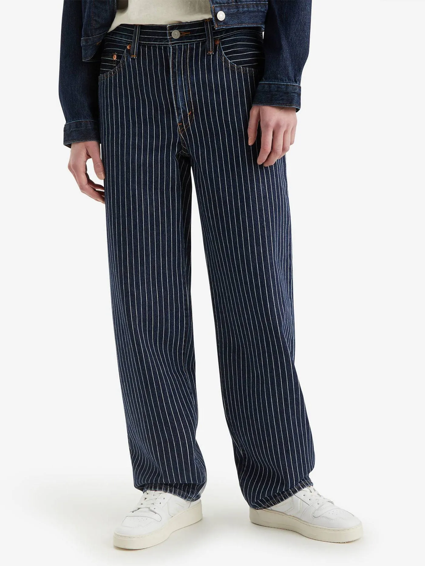 Baggy Dad Partly Masked Lb Jeans