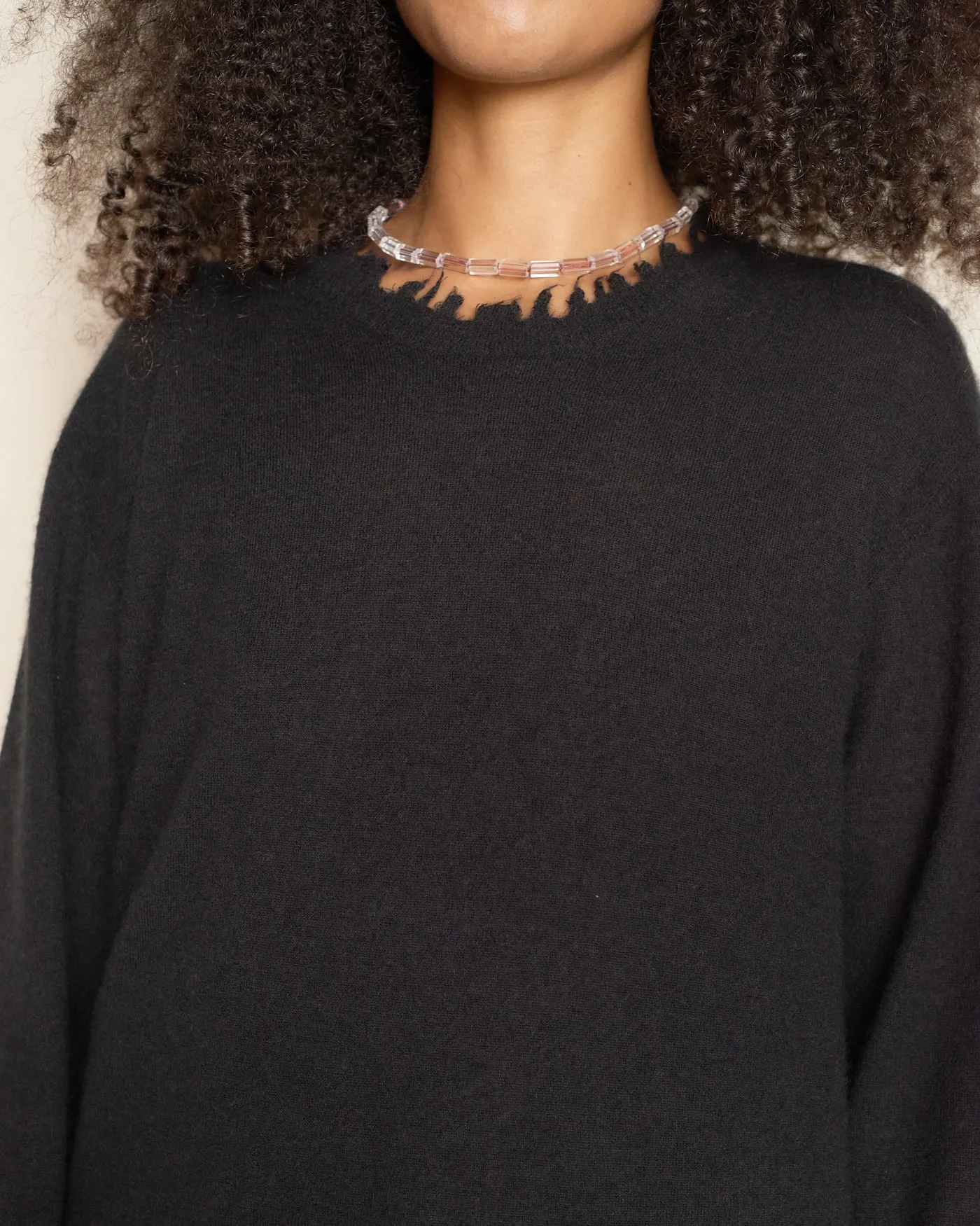 Black Classic Trim Long Sleeve Top