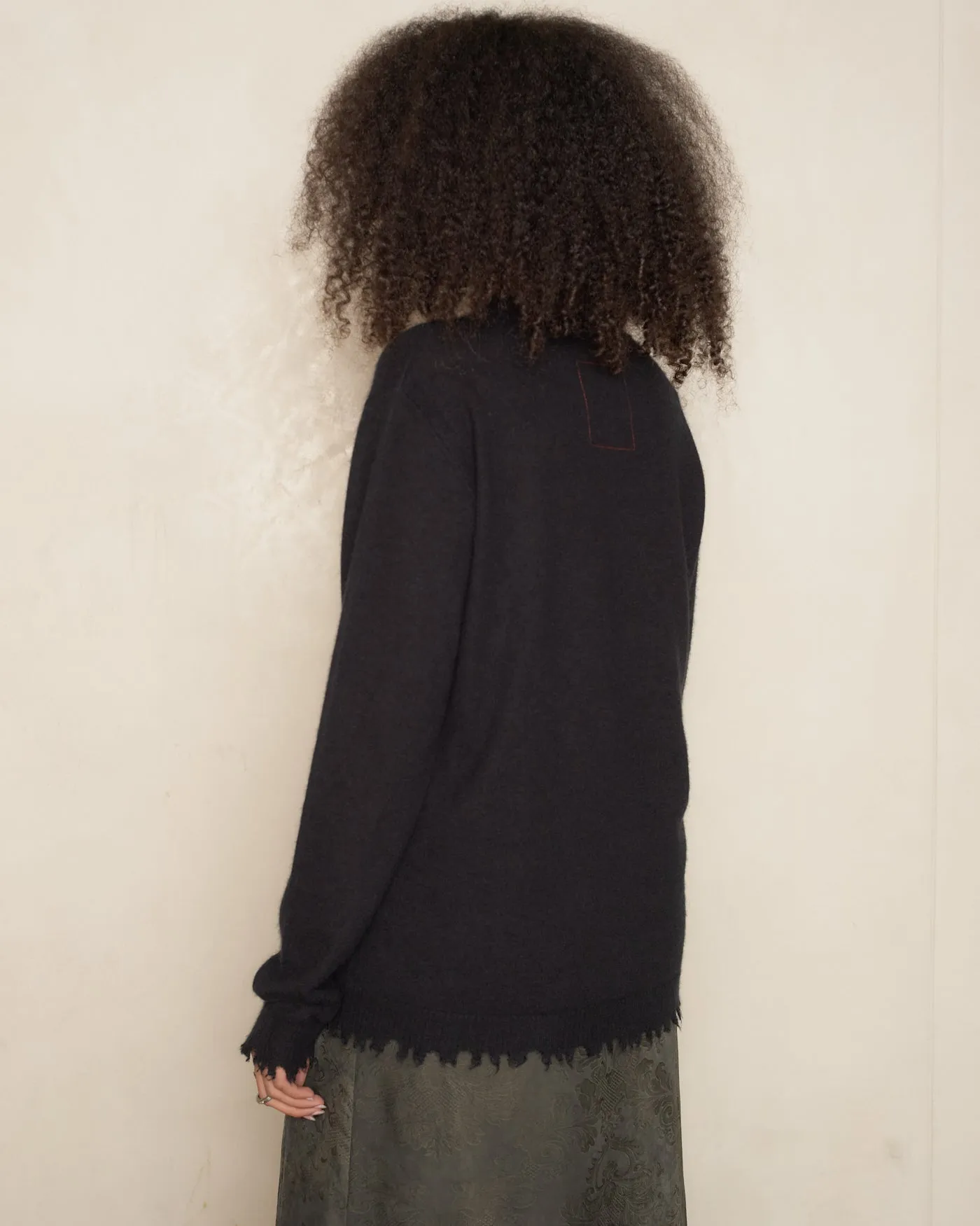 Black Classic Trim Long Sleeve Top