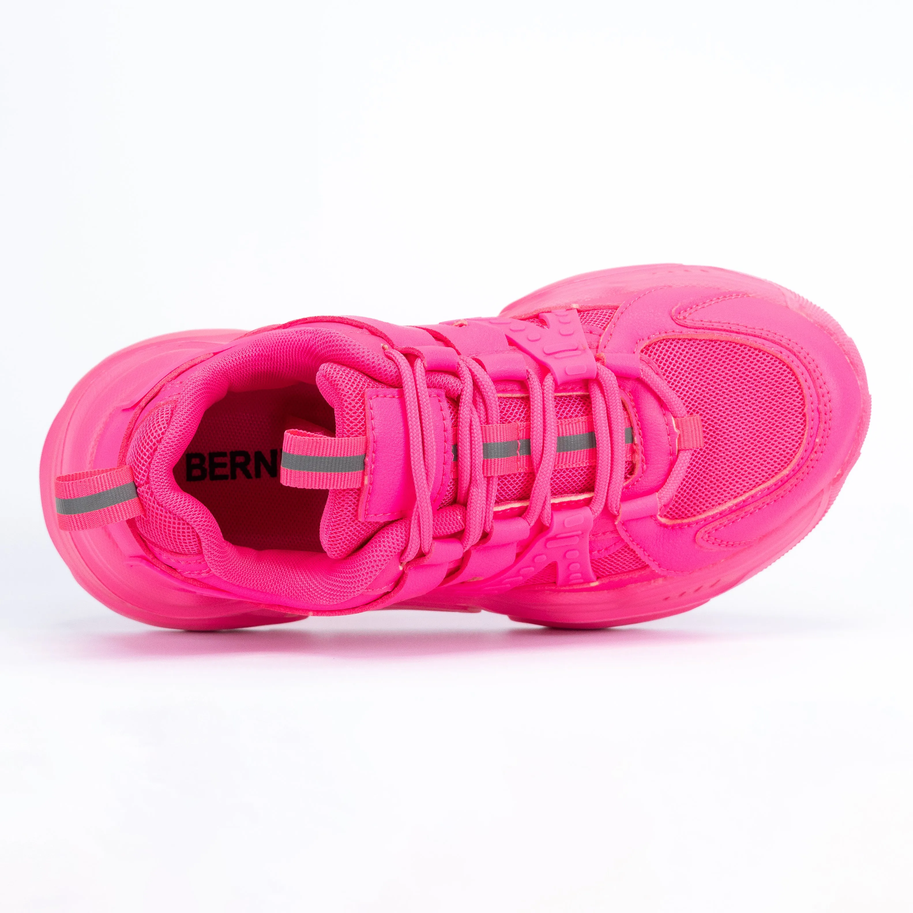 Briella - Wide Fit Chunky Lace Up Sneakers, Comfortable Platform Shoes for Women, Trendy Casual Footwear, Everyday Stylish Sneakers