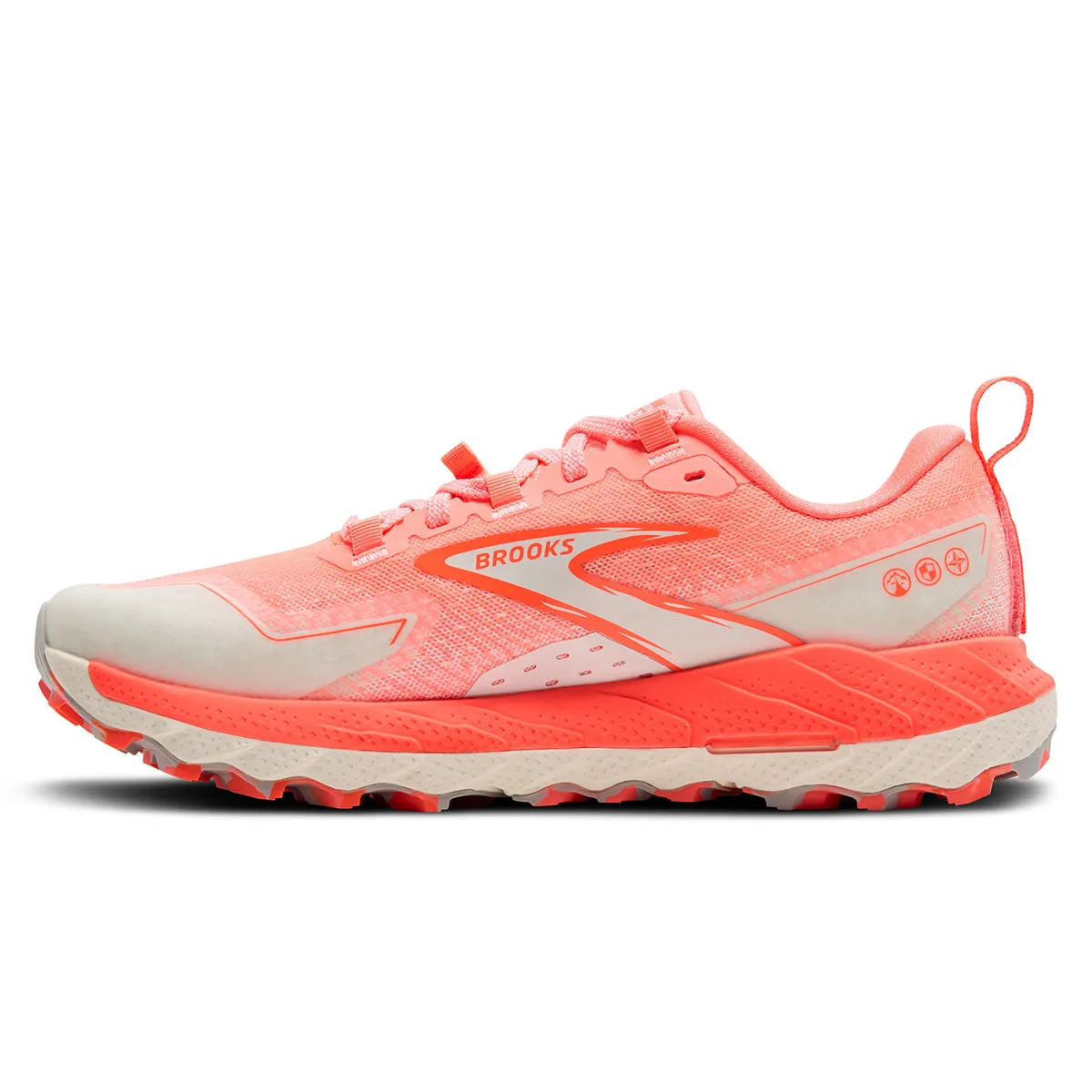 Brooks Cascadia 18 Womens | Ember/blue Wash/flame