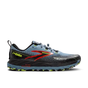 Brooks Mens Tail Shoe Cascadia 18 2E Blue