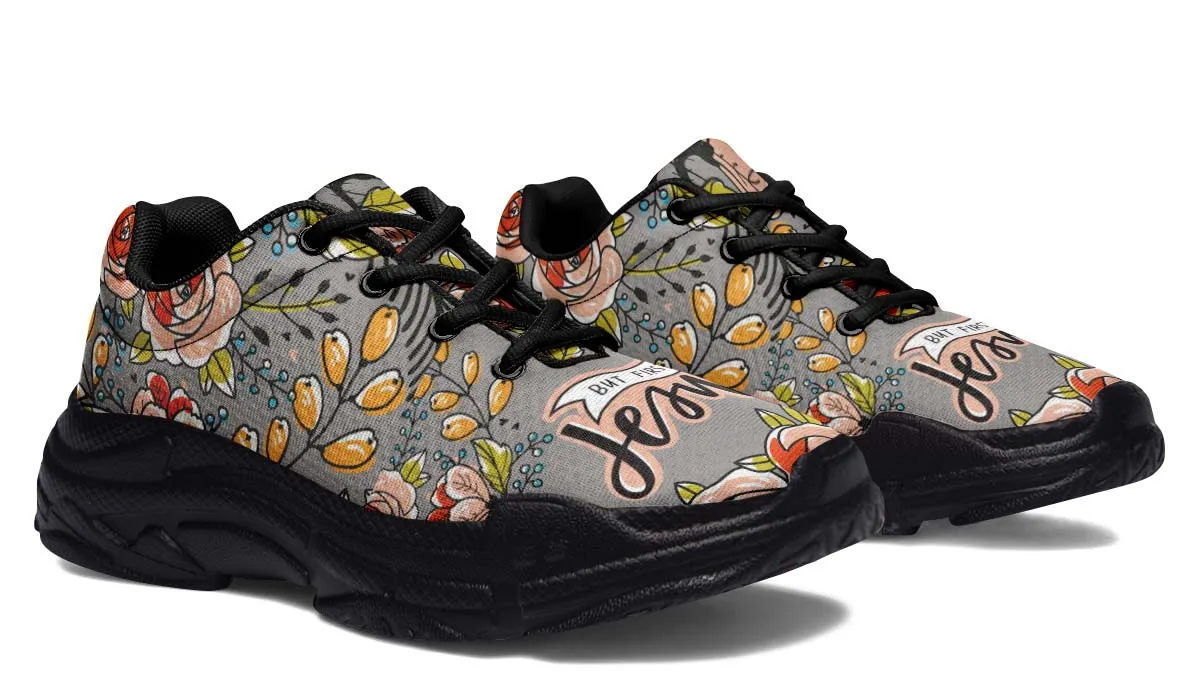 But First Jesus Chunky Sneakers