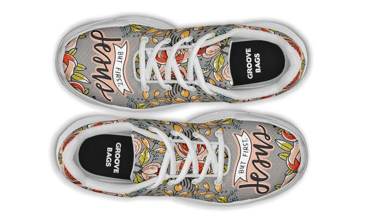 But First Jesus Chunky Sneakers