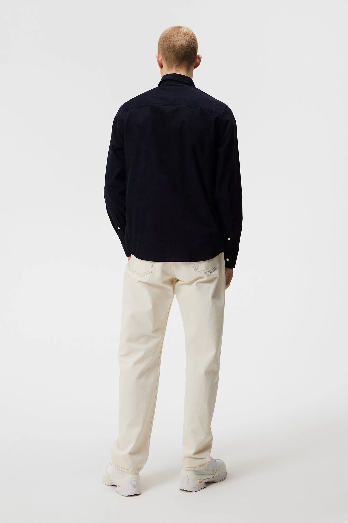 Carlos Reg Cord Shirt / JL Navy