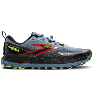 Cascadia 18 Trail Running Shoes 'Citadel / Ebony / Lime'