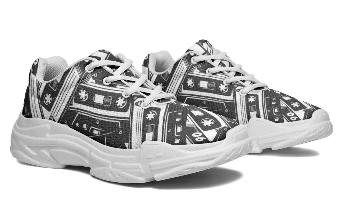Cassette Tape Chunky Sneakers