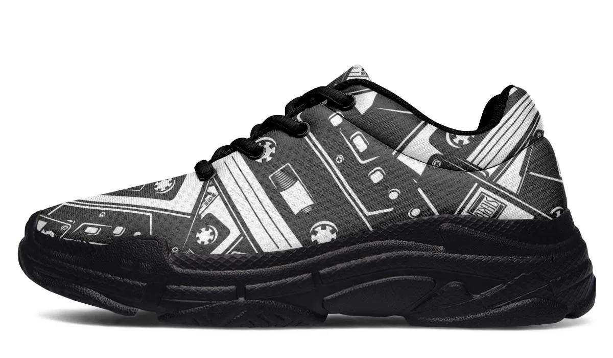 Cassette Tape Chunky Sneakers