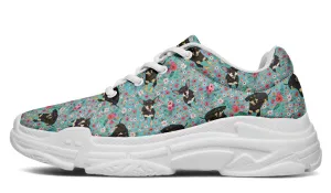 Chiweenie Flower Chunky Sneakers