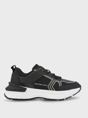Chunky Runner Laceup Low Lth-Tpu