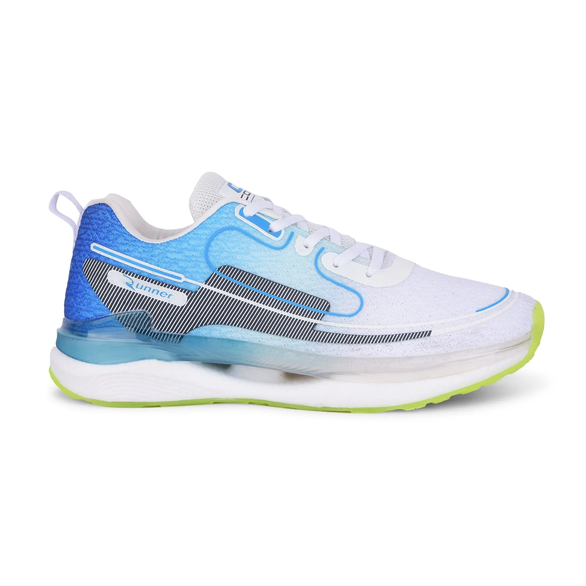 Cobb Parrot Green White Men's Running Shoes