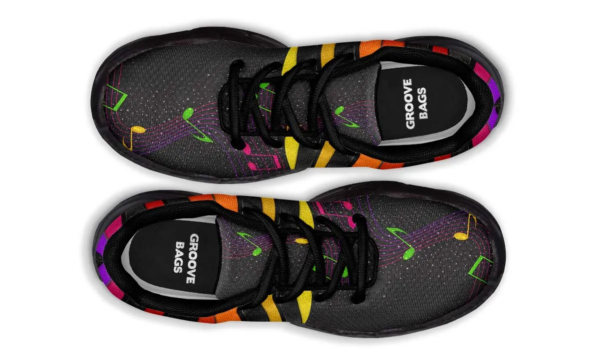 Colorful Piano Chunky Sneakers