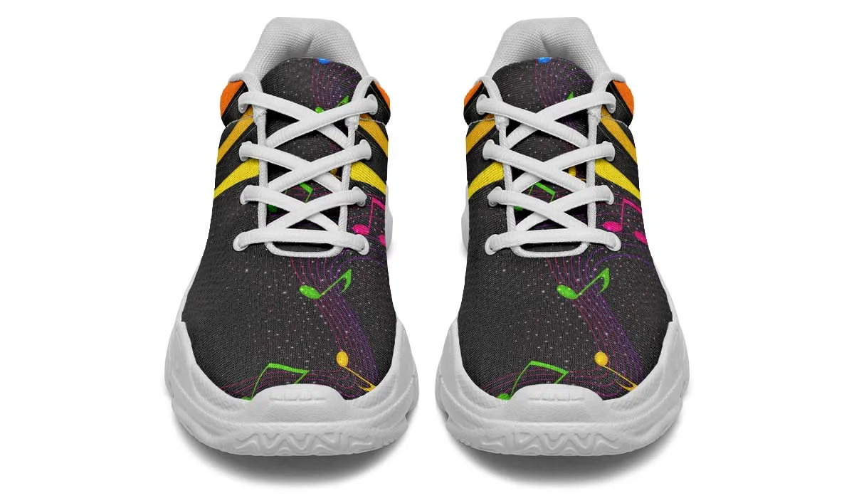 Colorful Piano Chunky Sneakers