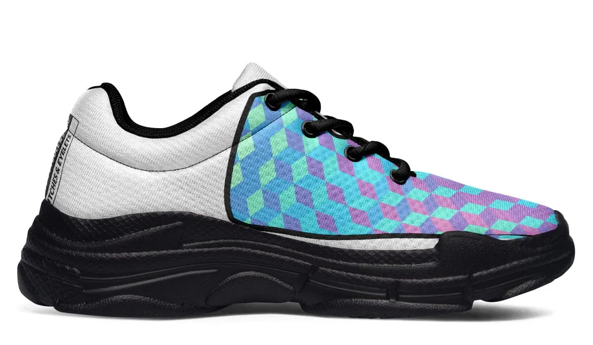 Colorful3d Chunky Sneakers