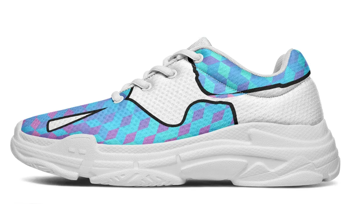 Colorful3d Chunky Sneakers