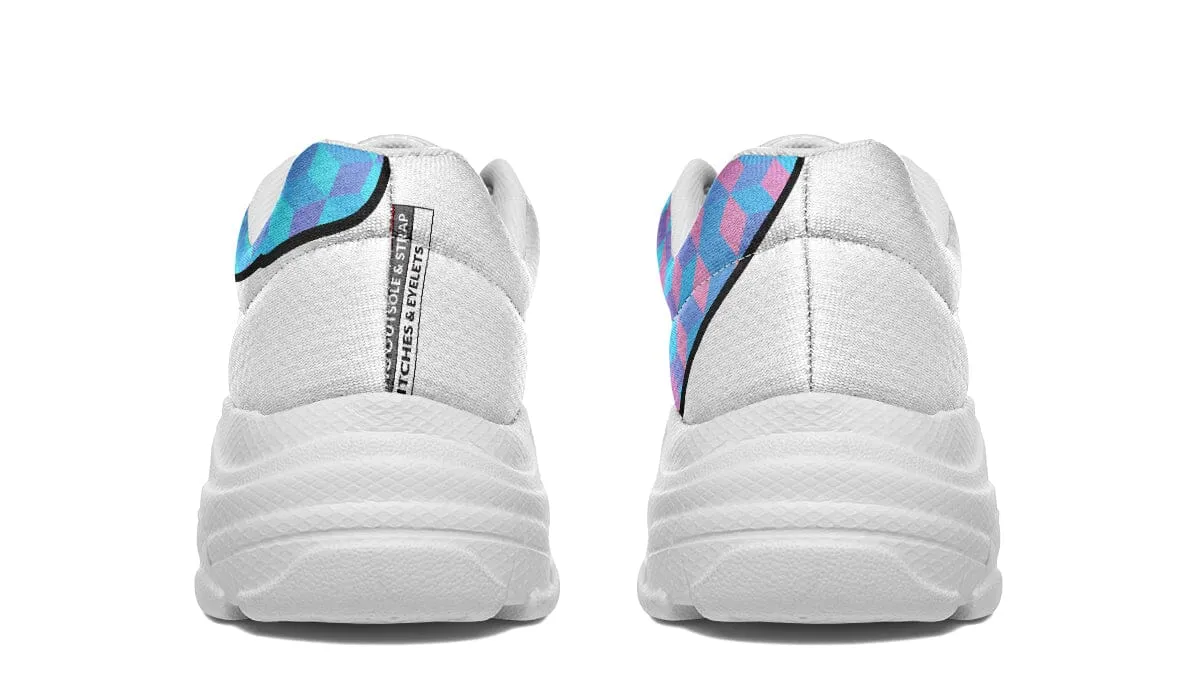 Colorful3d Chunky Sneakers