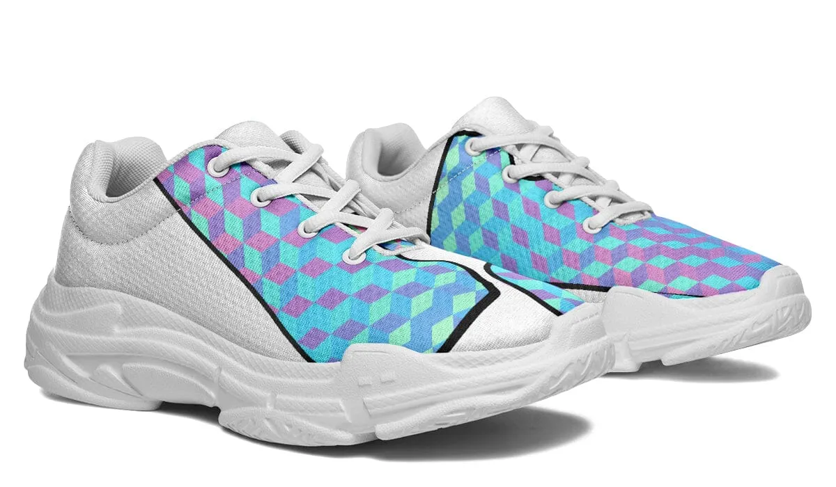 Colorful3d Chunky Sneakers