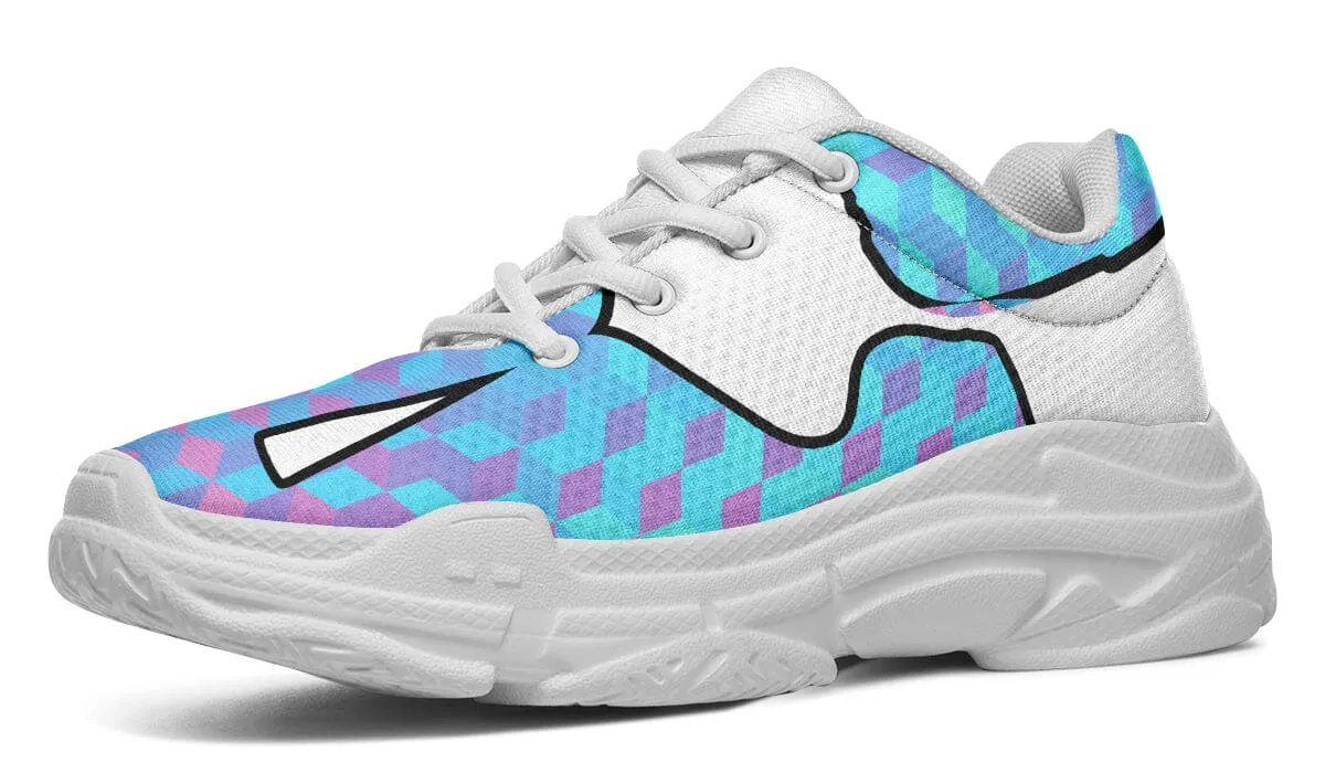 Colorful3d Chunky Sneakers