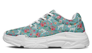 Dalmatian Flower Chunky Sneakers