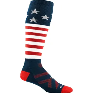 Darn Tough Captain Stripe OTC Lightweight Men's Snow Socks