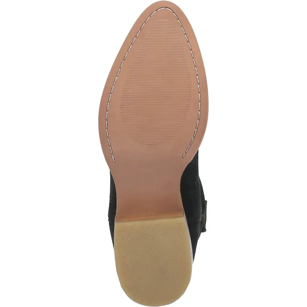 DINGO TUMBLEWEED LEATHER BOOTIE STYLE DI561BK