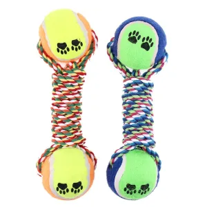 Dumbbell Rope Tennis Balls