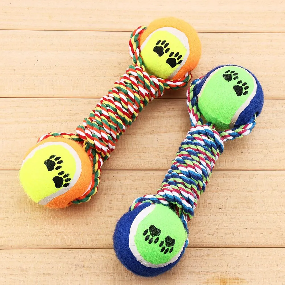 Dumbbell Rope Tennis Balls