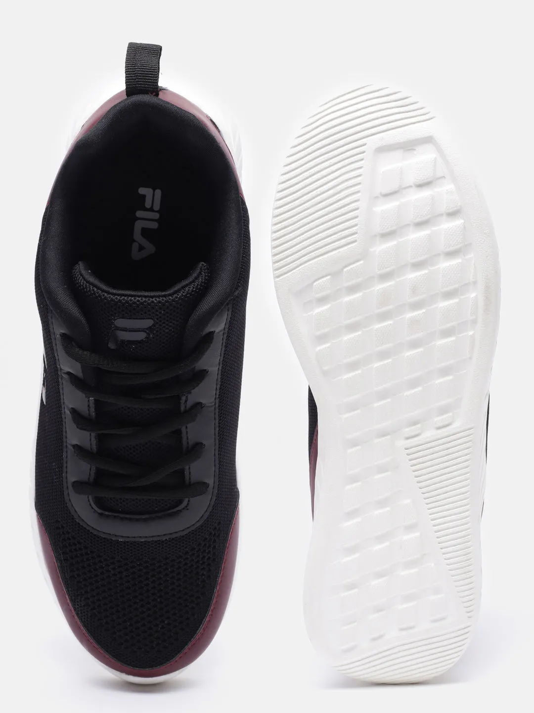 Fila Black Burt Men's Running Shoes