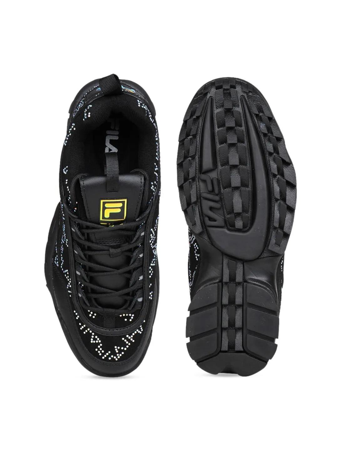 Fila Grey Disruptor II Diamante Women's Sneaker