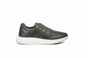 FOOT FEDERATION CITY LACE-UP SNEAKER MENS SHOE ARMY GREEN