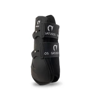 Gatusos Genuins Front Dressage Boots, Black
