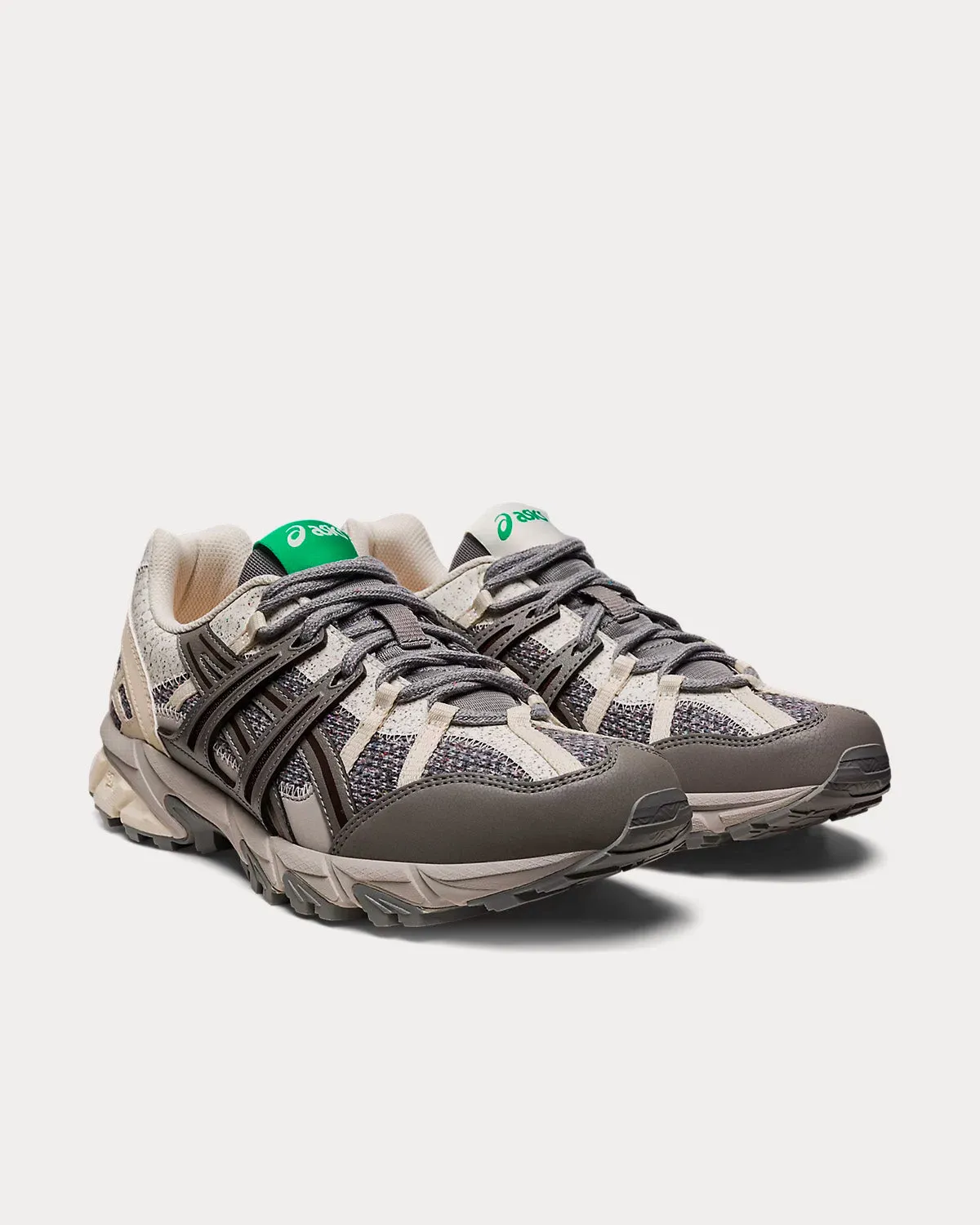 GEL-SONOMA 15-50 Oyster Grey / Cream Running Shoes