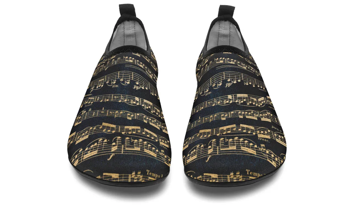 Golden Music Water Shoes